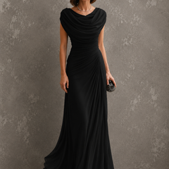 Jilliann Maxi Dress with Ruched Bodice