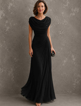 Jilliann Maxi Dress with Ruched Bodice