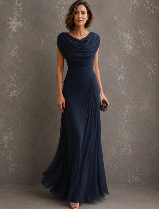 Jilliann Maxi Dress with Ruched Bodice