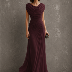 Jilliann Maxi Dress with Ruched Bodice