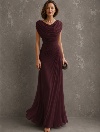 Jilliann Maxi Dress with Ruched Bodice