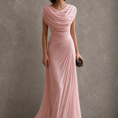 Jilliann Maxi Dress with Ruched Bodice