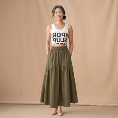 Marjolaine modern casual long skirt