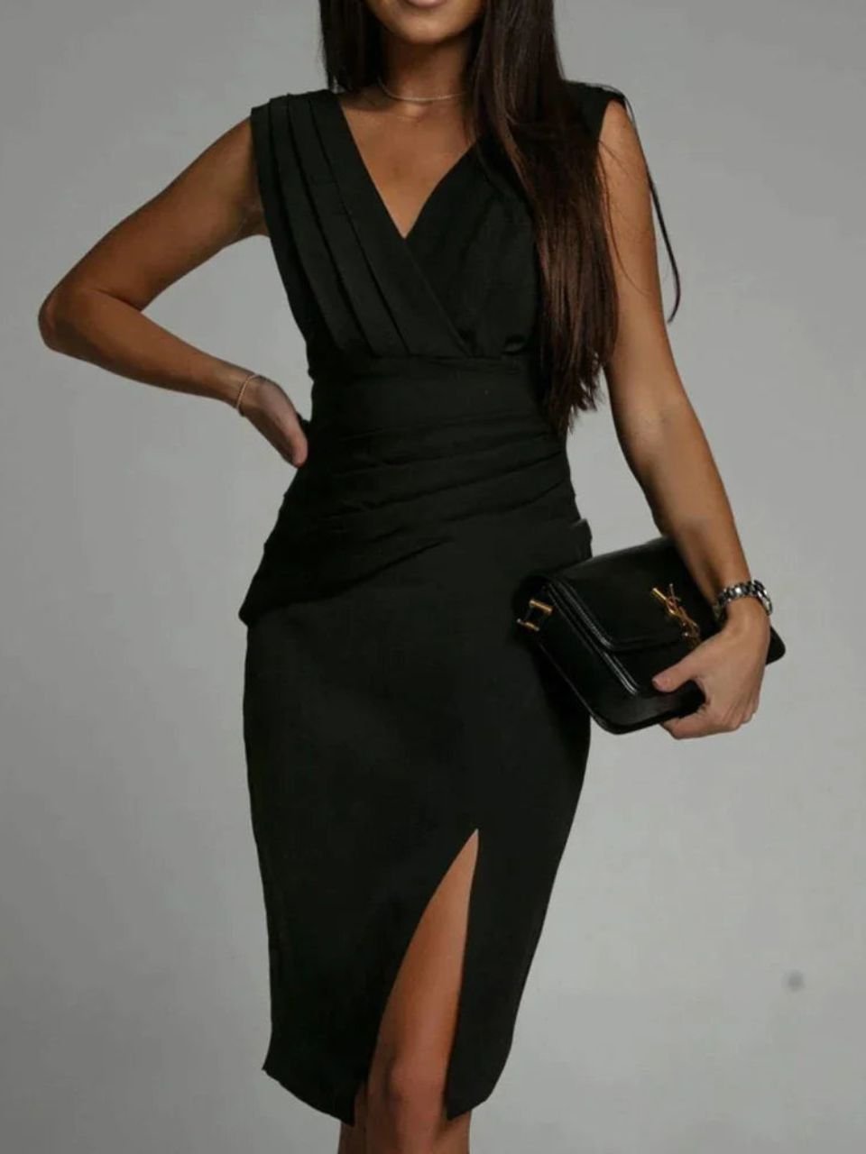 Evening dress in black